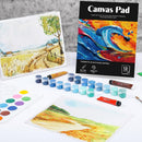 12 Sheets Canvas Paper Pad 8 x 10 in, 350 GSM, Glue Bound | 8”x10” — 5