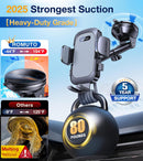 Romuto Phone Holders for Your Car Phone Holder Mount【90+LBS Suction Cup】 | Gray photo 3