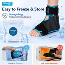 NEWGO Foot Ice Pack Wrap, Cold Compression for Plantar Fasciitis, Black — 7