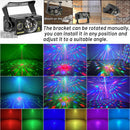 Party Lights, DJ Disco Light Disco Ball Light Sound Activated Strobe Stage Lights for Parties Birthday Christmas Gift Wedding Karaoke Bar Club Pub Dance Home Living Room Halloween Decorations | Black — 3