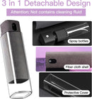 CUIUD Touchscreen Screen Cleaner Kit 2 Pcs, Phone, Tablet and Car Screen Cleaner, Two in One Spray and Microfiber Cloth(Grey&Pink) photo 3