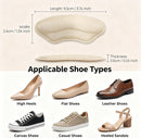 Heel Pads for Shoes Too Big (4-Pairs), Women Men Anti-Slip Heel Grips & Cushions, Adhesive Heel Inserts & Protectors for Boots Loafers Sneakers Flats | Fix Loose Shoes & Prevent Blisters — 2