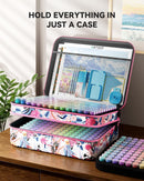 ARTDOT 420 Slots Storage Container for Diamond Art Kits for Adults,Portable Bead Storage Boxes for Diamond Painting Accessories and Tools | Pink | XX-Large — 2