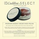 Cadillac Premium Boot and Shoe Cream Shoe Polish | Made in USA | Leather Polish and Conditoner | Restores Shine & Color | Cognac — 2