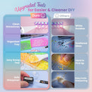 35000 Pcs Resin Jelly Rhinestones Kit, Multicolor 3mm Flatback Rhinestones with 4 Pcs B7000 Jewelry Glue & Tools,… — 4