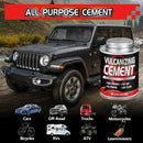 Chemical Vulcanizing Cement – Fast Dry Rubber Cement, All Purpose Tire Repair Glue, Tire Patch Kit with Brush – 8.5… — 6
