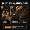 Dark Brown Suede Dye for Shoes, Boots, & Accessories – Permanent Suede Color Restorer with Built-in Applicator – Shoe Dye for Touch-Ups — 6