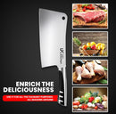 Utopia Kitchen Meat Cleaver Knife 7 Inch Bone Chopper Stainless Steel — 3