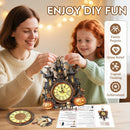 Halloween 3D Puzzles for Adults Halloween Puzzle Clock Adult Craft — 3