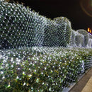 WATERGLIDE Outdoor Christmas Net Lights, 12FT x 5FT 360 LED Mesh String Light with 8 Lighting Modes, Connectable Waterproof Lights for Garden Tree Bushes, Holiday Wedding Party Decorations, White — 4