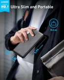 Anker Power Bank, 10,000mAh Portable Charger, PowerIQ USB-C Battery Pack photo 2