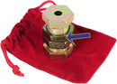Hanayama Brain Teaser Puzzles with Red Velveteen Drawstring Pouches Bundle for Challenging Mind Games — 5