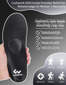 Metatarsalgia and Morton's Neuroma Insoles for Ball of Foot Pain, Plantar Fasciitis, Metatarsal Pain Relief, All Day Comfort Arch Support Orthotic Shoe Inserts for Men Women-D 3