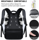 Volher Laptop Backpack,Business Travel Anti Theft Slim College Backpack | 15.6 Inch | Black — 5