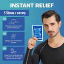 25 Pack Instant Ice Packs for Injuries, Disposable First Aid Cold Packs — 4