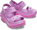 Crocs Unisex Classic Mega Crush Platform Sandals Wedge | 7 Women/5 Men | Bubble — 6