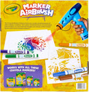 Crayola Marker Airbrush Spray Art Kit, 8 Washable Markers, 5 Stencils — 4