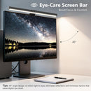 Monitor Light Bar, Eye-Care USB Reading Mnitor lamp, 11.8'' LED Computer Lights with Ultrawide Lighting, 3 Color… — 6