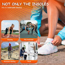 SMOSUN Carbon Fiber Insoles - Boost Explosive Power and Bounce, Arch Support, Shock Absorption, Injury Prevention, Alleviate Foot Pain (S (Child's 3.5-4 / Women's 4.5-6.5)) — 6