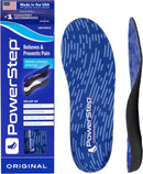 PowerStep Original Insoles, Arch Pain Relief Orthotics, Tight Shoes, Foot Support for Plantar Fasciitis, Mild Pronation, Foot & Arch Support Inserts, Shoe Inserts, Made in the USA (M12-13) - Blue/Black — 1