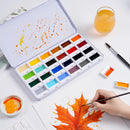 Fuumuui CREAMORA Watercolor Paint Set 24 Color Opaque Semi-Solid Timeless Tones | Professional Art Supplies with Strong Pigments & Coverage, for Artists Beginner Painters Amateur Hobbyists Painting | Daily Color | 1 Count (Pack of 1) — 6