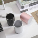Vaydeer Metal Pen Holder Aluminum Pencil Holder for desk, Round Desktop Organizer and Black Pencil Cup for Office, School, Home and Stationary Supplies (3.15 x 3.15 x 3.94 Inches) — 6