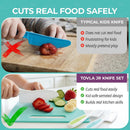 Tovla Jr. Kid Safe Knife Set for Real Cooking — 4
