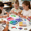 Simetufy 4200Pcs Pony Beads Bulk 24 Colors Rave Kandi Bracelet Making — 4