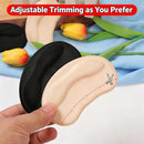 Heel Pads for Shoes Too Big, Black Grips Liners, 6 Pairs — 2