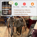 Leather Recoloring Balm Dark Brown Leather Dye Vinyl Paint Car Interior Seat Furniture Couch Recliner Chair Boots Jacket Shoes Bag Purse — 3