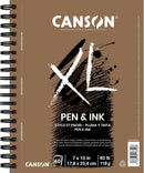 Canson XL Series Pen & Ink, white, 7x10 | Side Wire — 1