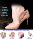 4 Pair Heel Stickers Soft Silicone Cushions Heels Grips for Loose Shoes, Anti Slip Inserts Heel Pads Protectors for High Heels, Flats, Casual Shoes etc, Stop Heel Pain and Blisters — 2