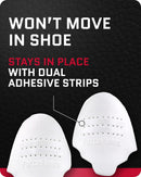 FORCEFIELD SHOE CREASE PREVENTER - Foam Crease Protector for Shoes & Boots - Fits Inside Toe Box, Prevents Creasing - Adhesive Strips for Secure Fit - Large - Fits Men's 11.5 and up — 6