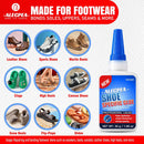 ALECPEA Shoe Glue for Sole Repair, Thin Clear Adhesive, 30g with 3 Tips — 6