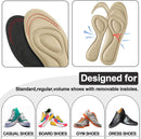 8 Pairs 3D Shoe Insoles Inserts Women Men, Sponge Insoles Replacement Innersoles Cushioning Work Boot Replacement Shoe Inserts(Classic Colors, Shoe Size 6-11) — 3