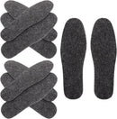 5 Pairs Wool Felt Insoles Winter Boots Insole Warm Breathable Cushion Inserts for Men and Women Size 40 — 1