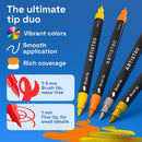 ARTISTRO 50 Acrylic Dual-Tip Glass Marker Pens for Wine Glasses — 4