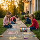 75 PCS Sidewalk Chalk for Kids - 14 Colors, 5 Glitter, Non-Toxic Washable — 7