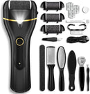 Electric Foot Callus Remover Waterproof，17 in1 Callus Remover for Feet - Black — 1
