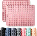 2 Pack Caketime Silicone Dish Drying Mat for Kitchen Counter Cooking Baking…