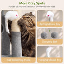 Globlazer Cat Tree Tower for Indoor Cats Large Adult, FC50, Light Grey — 6