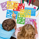 Stencil Drawing Kit for Kids, 25 Pcs Plastic Drawing Stencils with 400+ Shapes, Great Birthday Gift for Boy Girl — 4