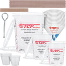 TCP Global Complete Paint Mixing Kit - 12 Cups with Lids, Mixing Sticks — 1
