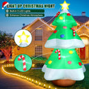FunFanso 10 FT Christmas Tree Inflatables Outdoor Decorations with LED Lights, Giant Blow Up Christmas Tree Yard Decor with Star Treetop & Colorful Candy for Xmas Holiday Party Garden Patio Lawn Decor — 3