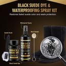 Lounsweer Black 8oz Suede & Nubuck Dye and Waterproofing Spray Kit — 4