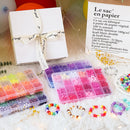Quefe Bracelet Making Kit 96 Colors 3300pcs Pony Beads with Letter Beads — 6
