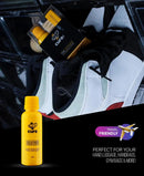 Crep Protect Shoe Cleaner Kit - Cure Mini Travel Sneaker Cleaner with Premium Cleaning Brush, Deep Cleaning Solution Removes Dirt & Stains, Safe for Leather, Suede, Nubuck & Canvas — 3