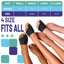 Orthopedic Metatarsal Pads,Ball of Foot Cushion with Gel Pad for Women and Men, Foot Pads for Ball Pain Relief, Morton's Neuroma, Metatarsalgia Support. (Black, Middle:Women(7-9)/MEM(5-7)) 5