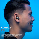 JLab Go Air Pop+ Earbuds, Dual Connect, EQ3 Sound, Black photo 3