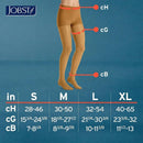 JOBST UltraSheer Waist-High Compression Stockings for Women - Closed Toe - Medical Compression 20-30 mmHg - For Varicose and Spider Veins - Helps Prevent Swelling | Honey | X-Large — 2